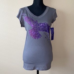 Vintage NWT Miley Cyrus & Max Azria Rock Soaring Grey -Smilers